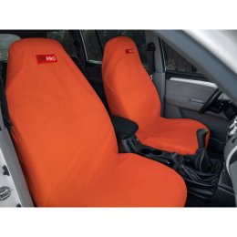 Комплект грязезащитных чехлов ORPRO на передние и заднее сиденья (Оранжевый)
