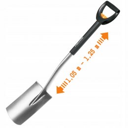 Телескопическая прямая лопата Fiskars SmartFit