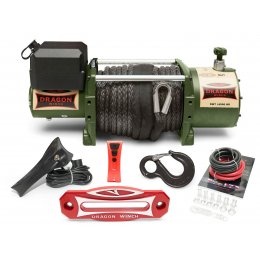 Электрическая лебедка Dragon Winch Truck 16000HDs (синтетический трос)