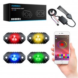 Светодиодная подсветка Aurora Rock Light RGB (4шт)