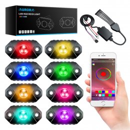 Светодиодная подсветка Aurora Rock Light RGB (8шт)