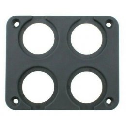 Установча рамка для прикурювача та USB-зарядки (4 гнізда, квадратна)