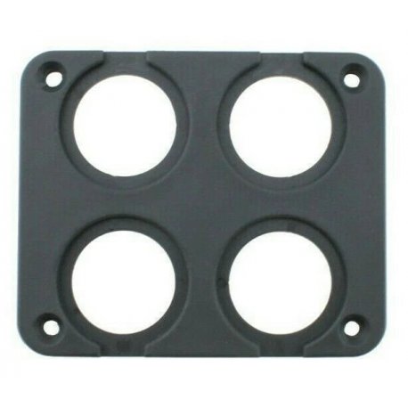 Установочная рамка для прикуривателя и USB-зарядки (4 гнезда, квадртная)