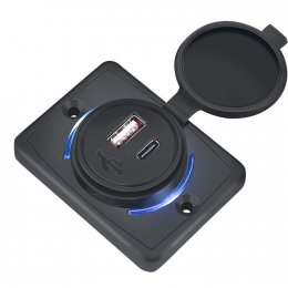 Быстрая зарядка USB / Type-C (Накладная)