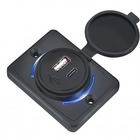 Швидка зарядка USB/Type-C (Накладна)