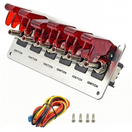 Универсальная панель тумблеров (6 тумблеров)