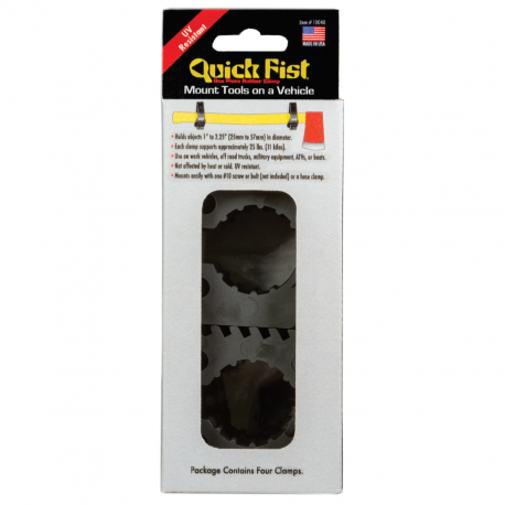 Резиновое крепление Quick Fist Standard 25-57 мм (2 пары)