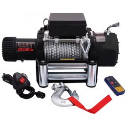 Автомобільна лебідка ElectricWinch 20000lbs (Сталевий трос, 12В)