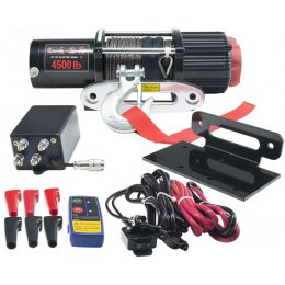 Лебедка для квадроцикла ElectricWinch 4500lbs (Синтетический трос)