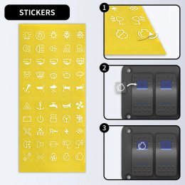 Комплект стикеров на тумблеры