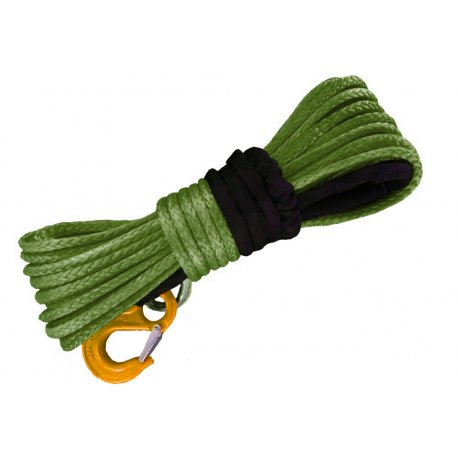 Синтетический (кевларовый) трос 15м 8мм (Олива)