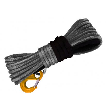 Синтетичний (кевларовий) трос 15м 8мм (Сірий)