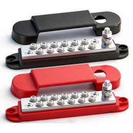 Силовая распределительная колодка 150А М4х12 (комплект)