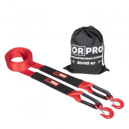Буксирувальна стропа ORPRO 8000 кг / 5 метрів (гак/гак)
