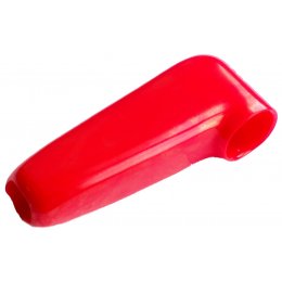 Изолятор из мягкого пластика на клемму силового провода (красный)